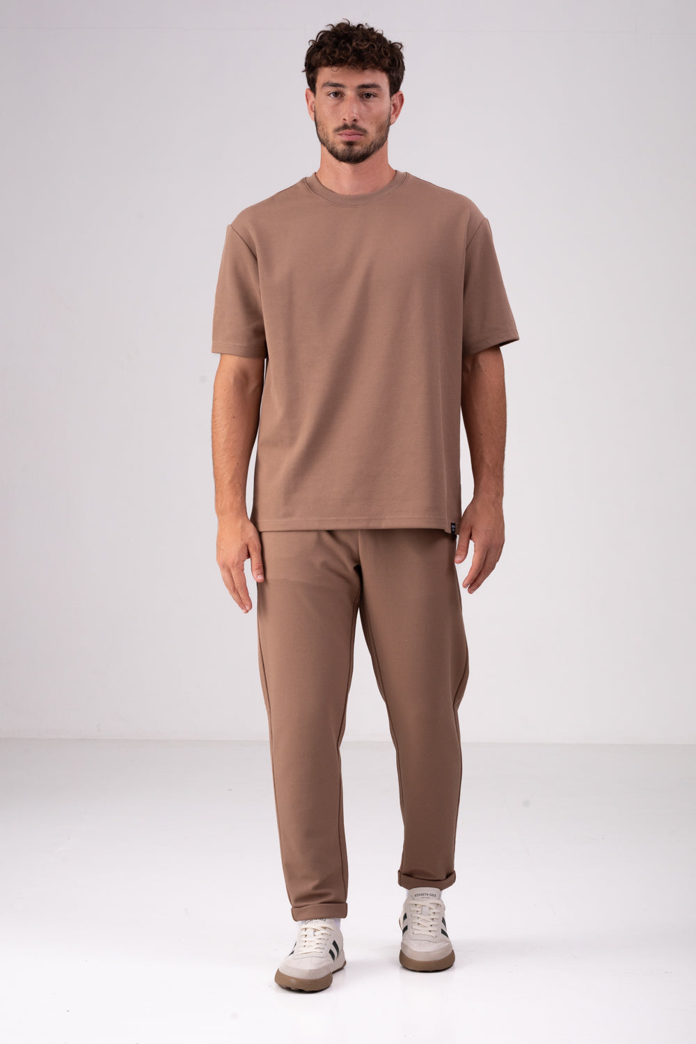 מכנס ג'וגר טקסטורלי