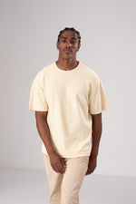 חולצת טי אוברסייז טקסטורלית