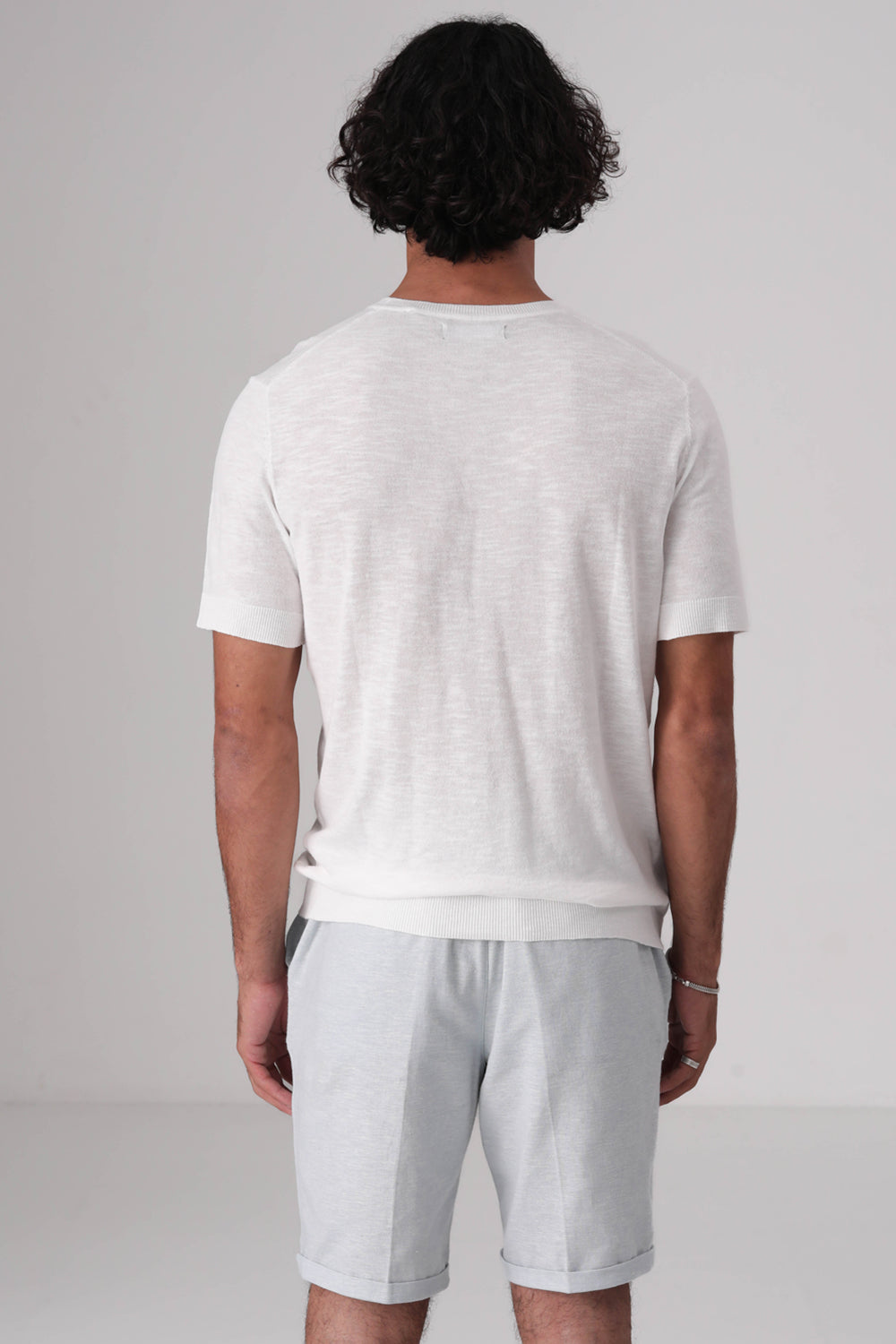 מכנסי ברמודה פשתן לגבר