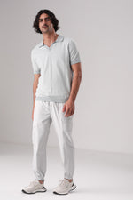 סריג פולו דק ללא כפתורים