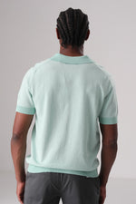 סריג פולו דק ללא כפתורים