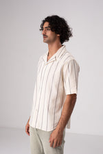 חולצה מכופתרת פסים