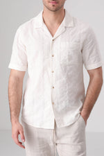 חולצה מכופתרת שרוולים קצרים