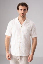 חולצה מכופתרת שרוולים קצרים