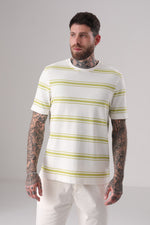 טישירט ז'קארד הדפס פסים