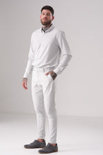 מכנסיים ארוכים בגזרה צמודה לגברים 