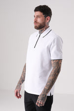 חולצת פולו פיקה סגירת רוכסן