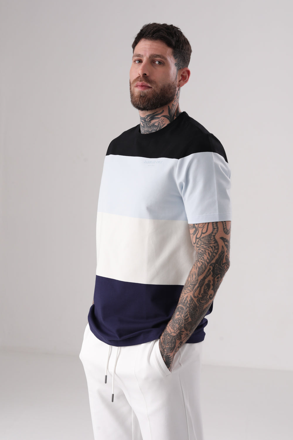 טישירט קולור בלוק