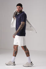 טישירט ג'רזי הדפס פסים