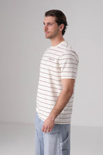 טישירט ג'רזי הדפס פסים