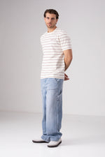 טישירט ג'רזי הדפס פסים