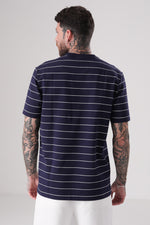 טישירט ג'רזי הדפס פסים