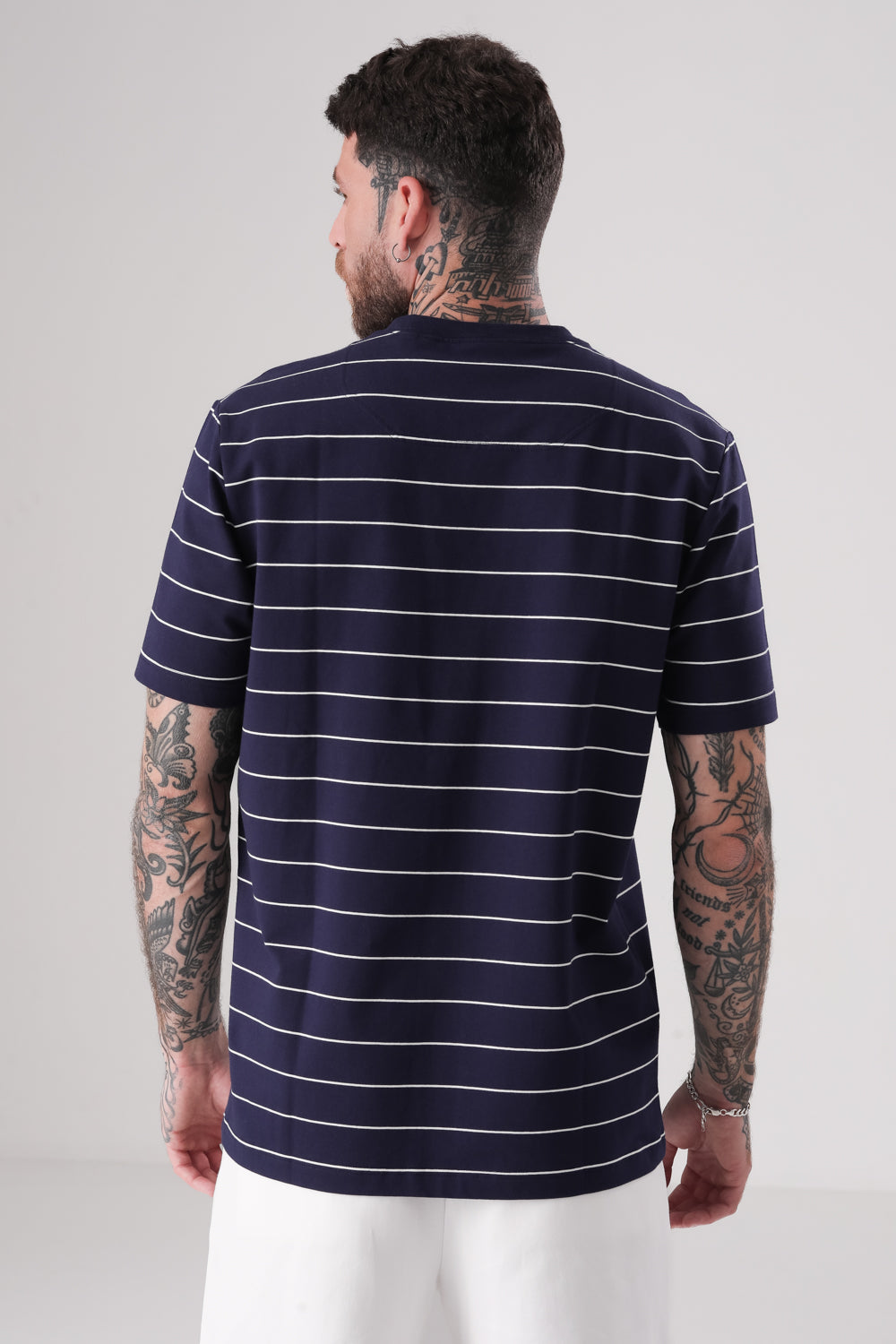 טישירט ג'רזי הדפס פסים