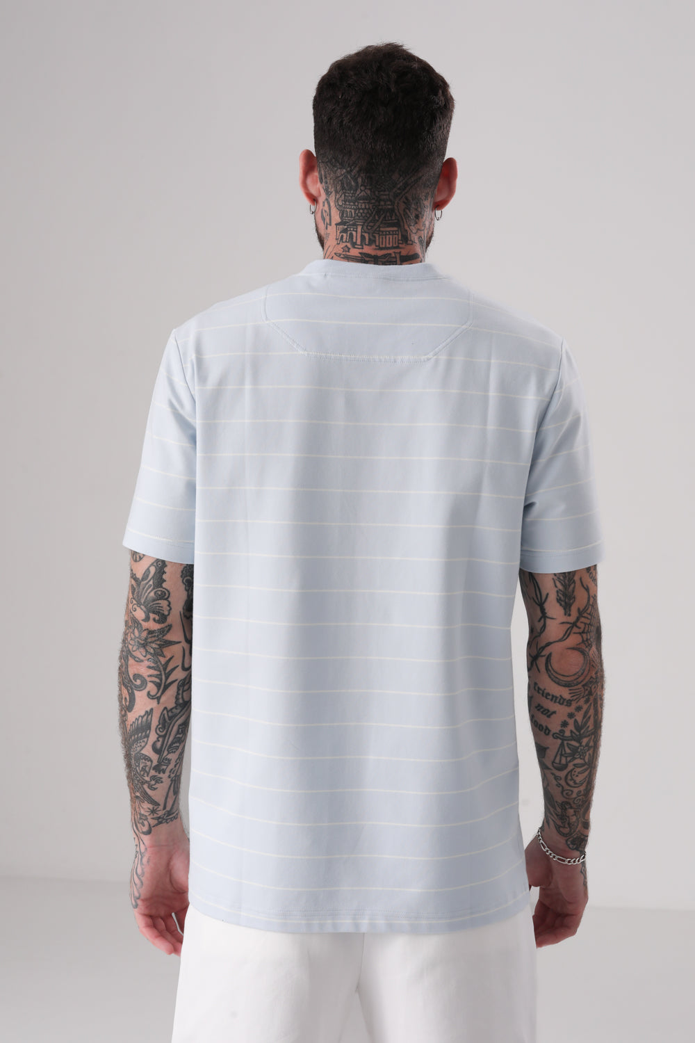 טישירט ג'רזי הדפס פסים