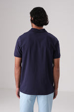 חולצת פולו חלקה לגברים