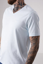 חולצת טי חלקה לגברים