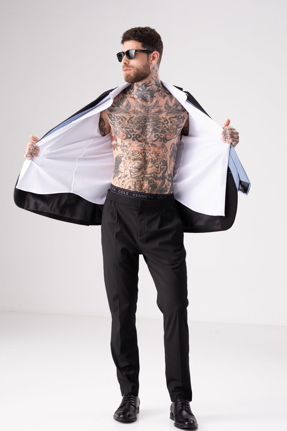 מכנסיים ארוכים מחוייטים לגברים