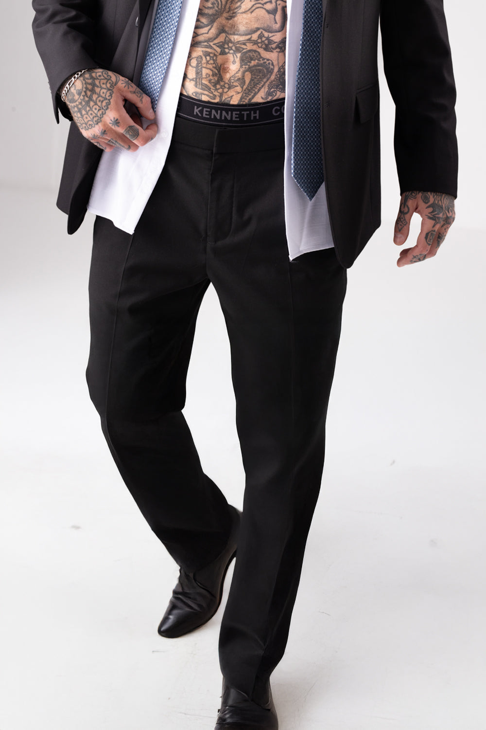 מכנסיים ארוכים מחוייטים לגברים