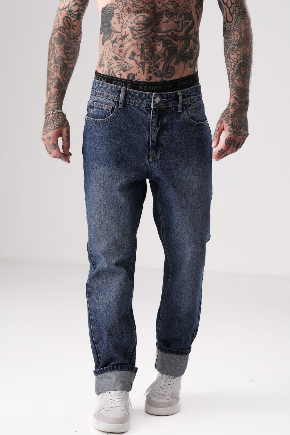 מכנס ג'ינס קלאסי גזרה ישרה