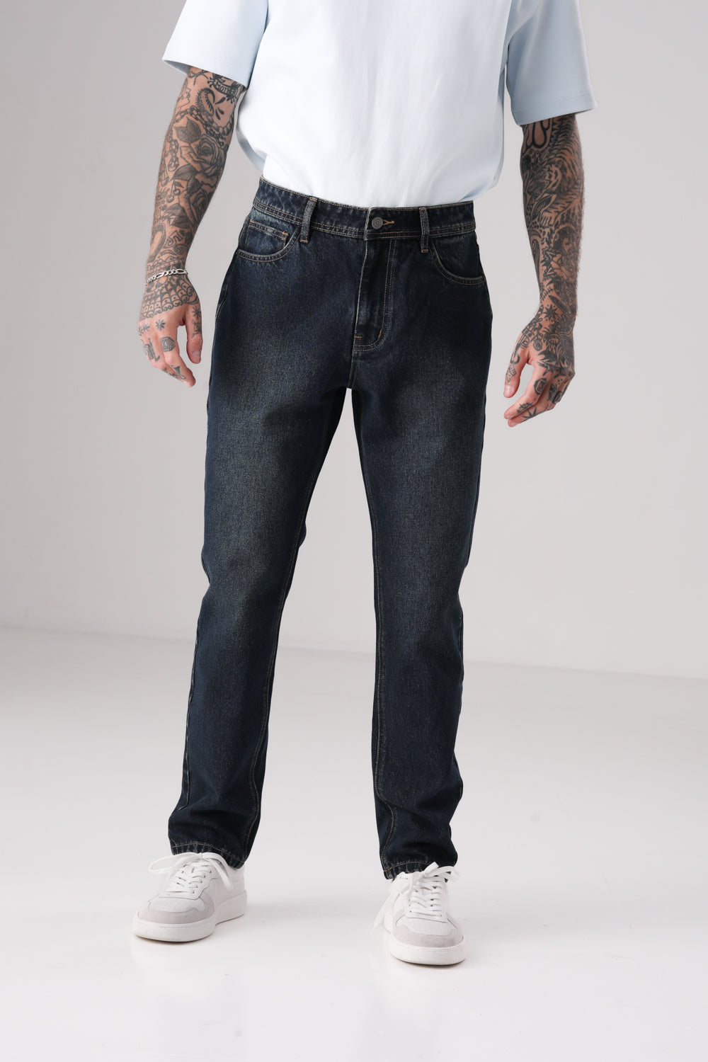 מכנס ג'ינס קלאסי גזרת Slim