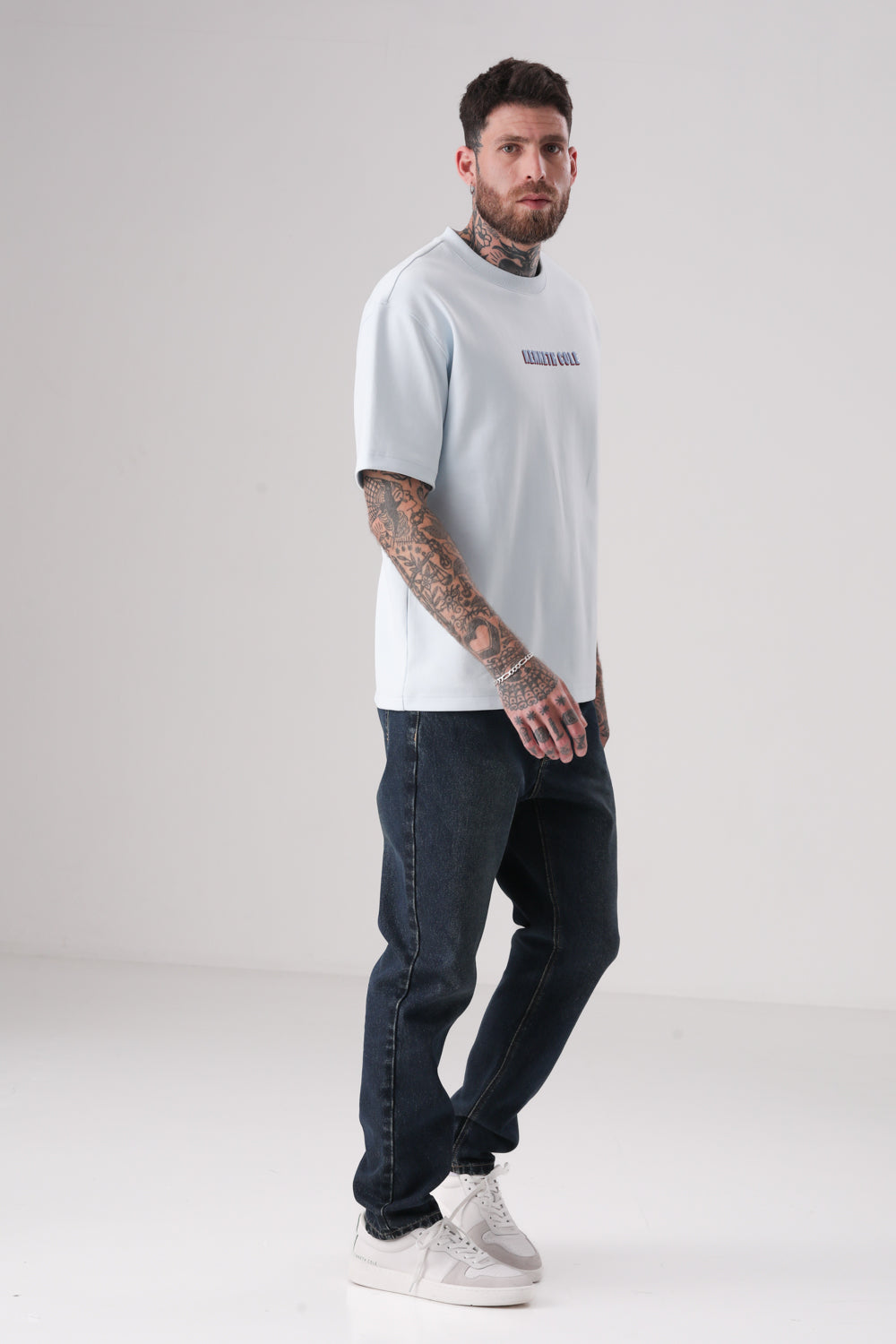 מכנס ג'ינס קלאסי גזרת Slim