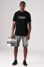 מכנסי ברמודה ג'ינס במראה ווש