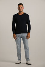 חולצת סריג בגזרת רגלן לגברים | קנת קול