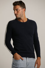 חולצת סריג בגזרת רגלן לגברים | קנת קול