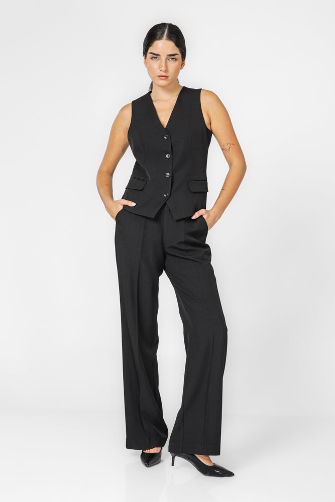 ווסט גברדין מתרחב בצבע שחור | קנת קול