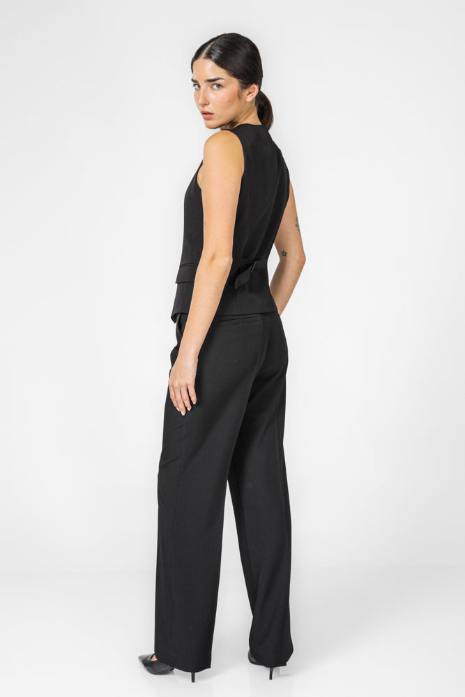 ווסט גברדין מתרחב בצבע שחור | קנת קול