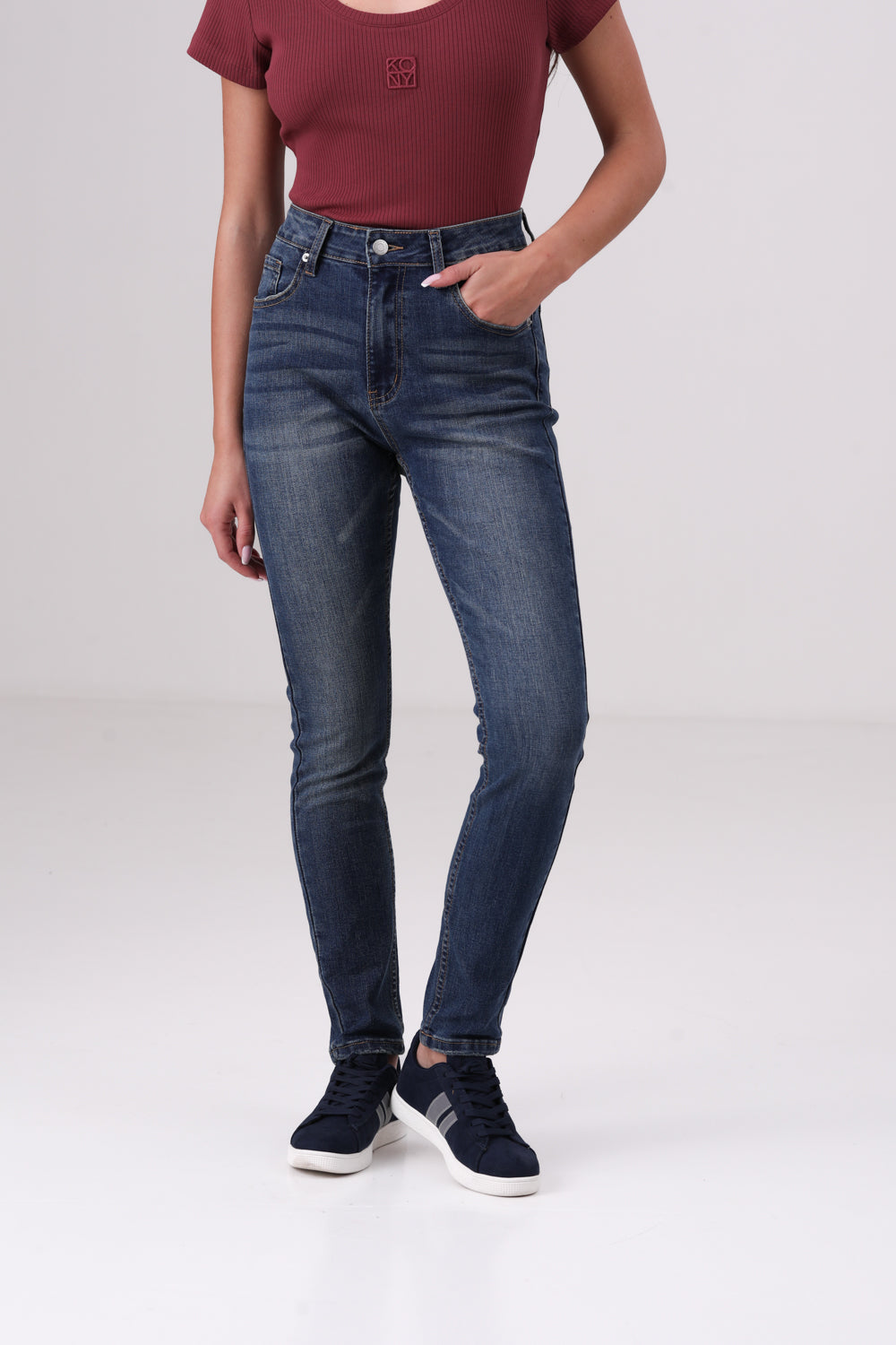 מכנס ג'ינס סקיני