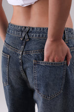 מכנס ג'ינס ישר