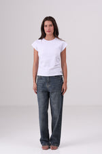 מכנס ג'ינס ישר