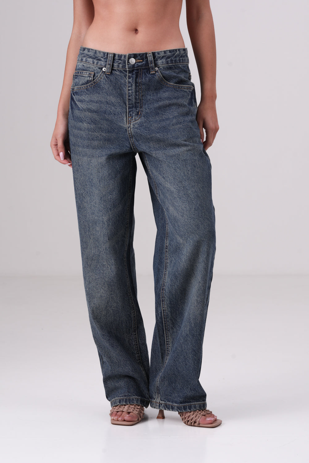 מכנס ג'ינס ישר