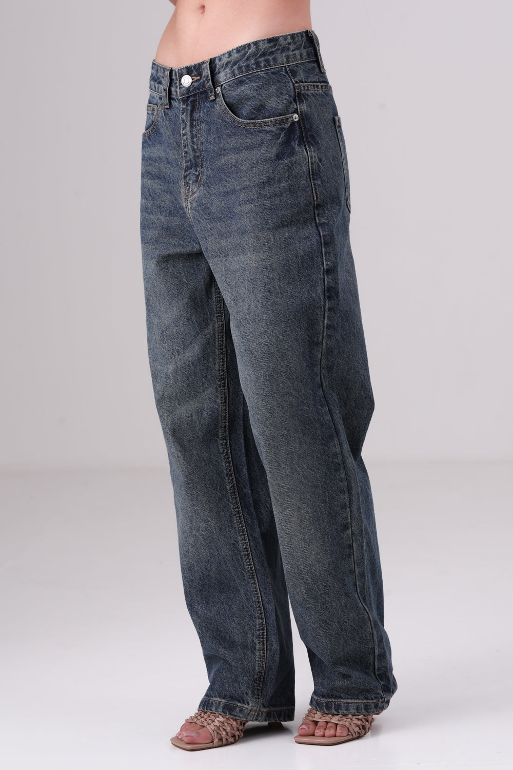 מכנס ג'ינס ישר