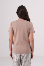 טישירט בייסיק צווארון וי