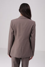 בלייזר אוברסייז בצבע חום