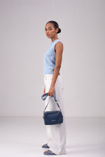 גופיה סרוגה בגזרה ישרה