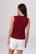 גופיה סרוגה בגזרה ישרה