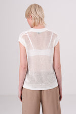 חולצת קרושט שרוול קצר לנשים