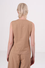 ווסט עם סגירת קשירה לנשים