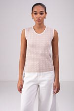 גופיית ז'קארד בגזרה ישרה