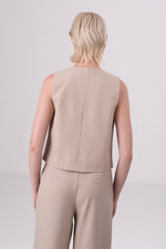 ווסט עם סגירה אלכסונית לנשים