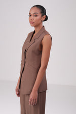 וסט כפתרה כפולה לנשים