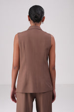 וסט כפתרה כפולה לנשים