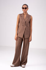 וסט כפתרה כפולה לנשים