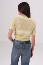 חולצת סריג פולו לנשים