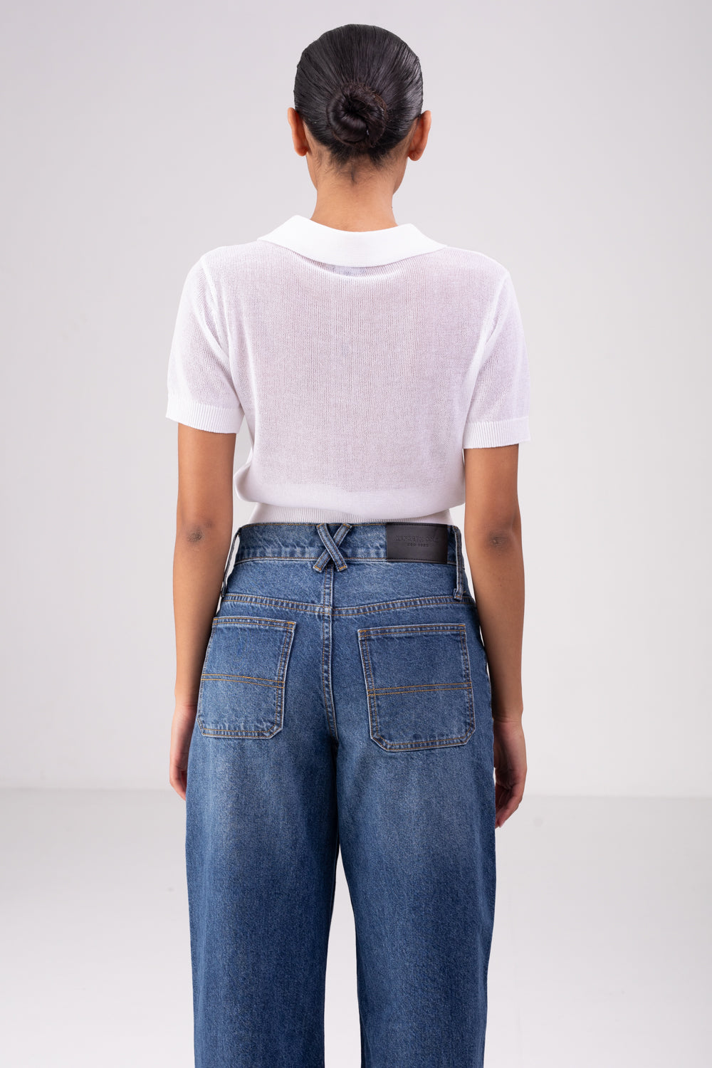 חולצת סריג פולו לנשים