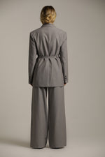 בלייזר בגזרת אוברסייז עם חגורת מותן | קנת קול