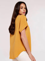 חולצה אלגנטית בצבע צהוב - MASHBIR//365